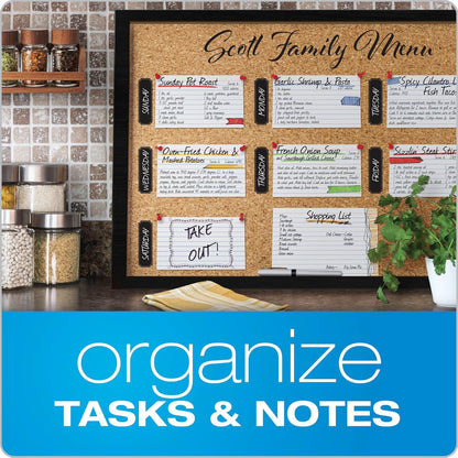 Oxford Index Cards, 3 x 5 Inches, White, Lined on Front, Blank on Back, Flashcards for School and Studying, Recipe Note Cards, 500 Count (5 Packs of 100) (40176)