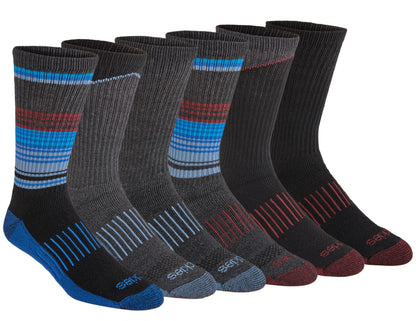 Dickies Men's Dri-Tech Original Moisture Control Crew Socks, Available in M-XXL (6, 12, 18 Pairs)