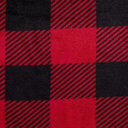Amazon Basics 3 Piece Bedding Set, Micromink Sherpa, Ultra-Soft, Warm All Season Comforter, Full/Queen, Red Buffalo Plaid