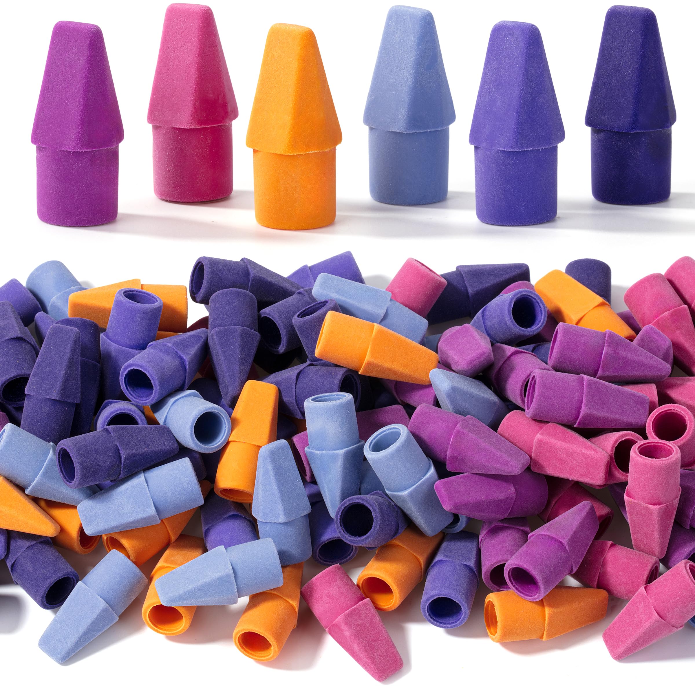 Mr. Pen Erasers for Pencils, 120 Pack, Pencil Top Erasers, Eraser Caps, Cap Tops, Topper Erasers. Ereaser