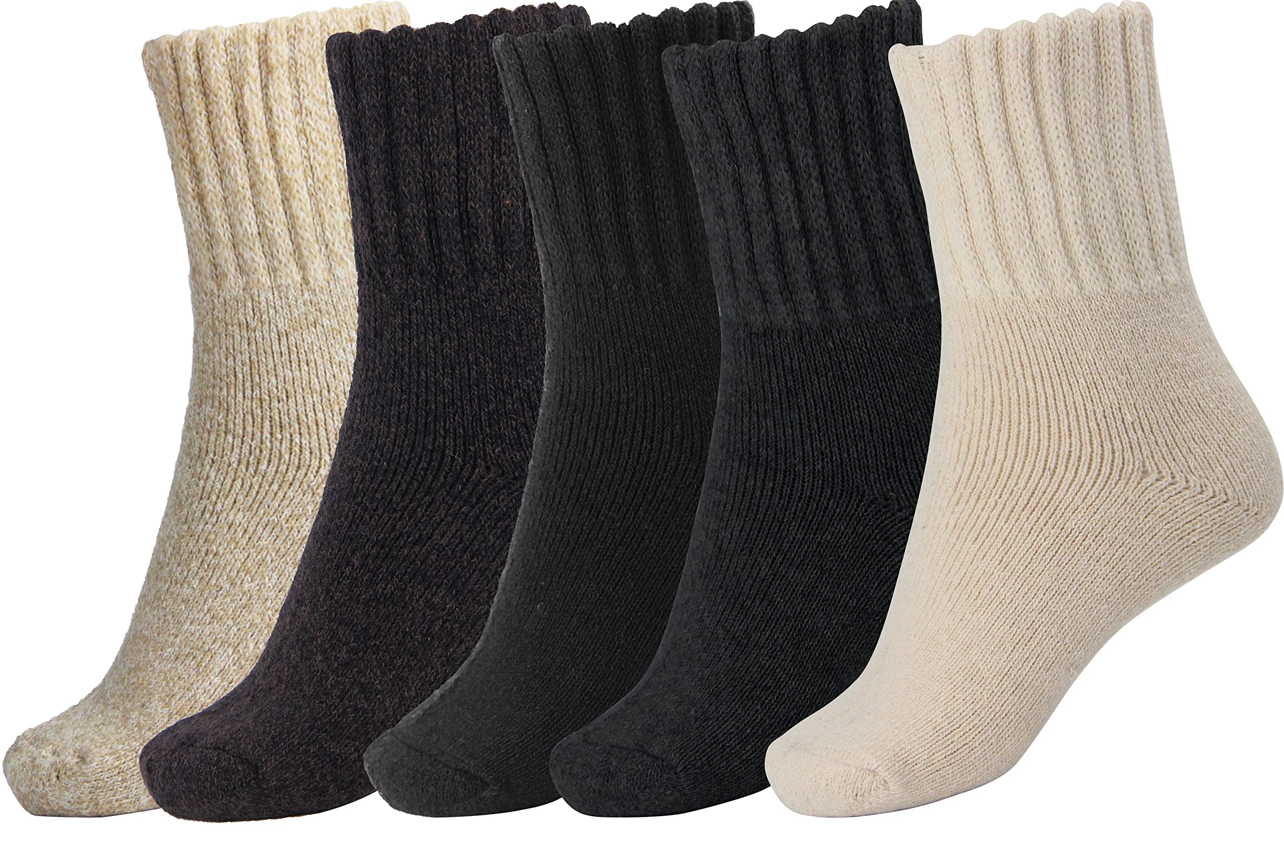 BomKinta Boot Socks for Women Winter Solid Thick Warm Socks Cozy Crew Socks Christmas Gift