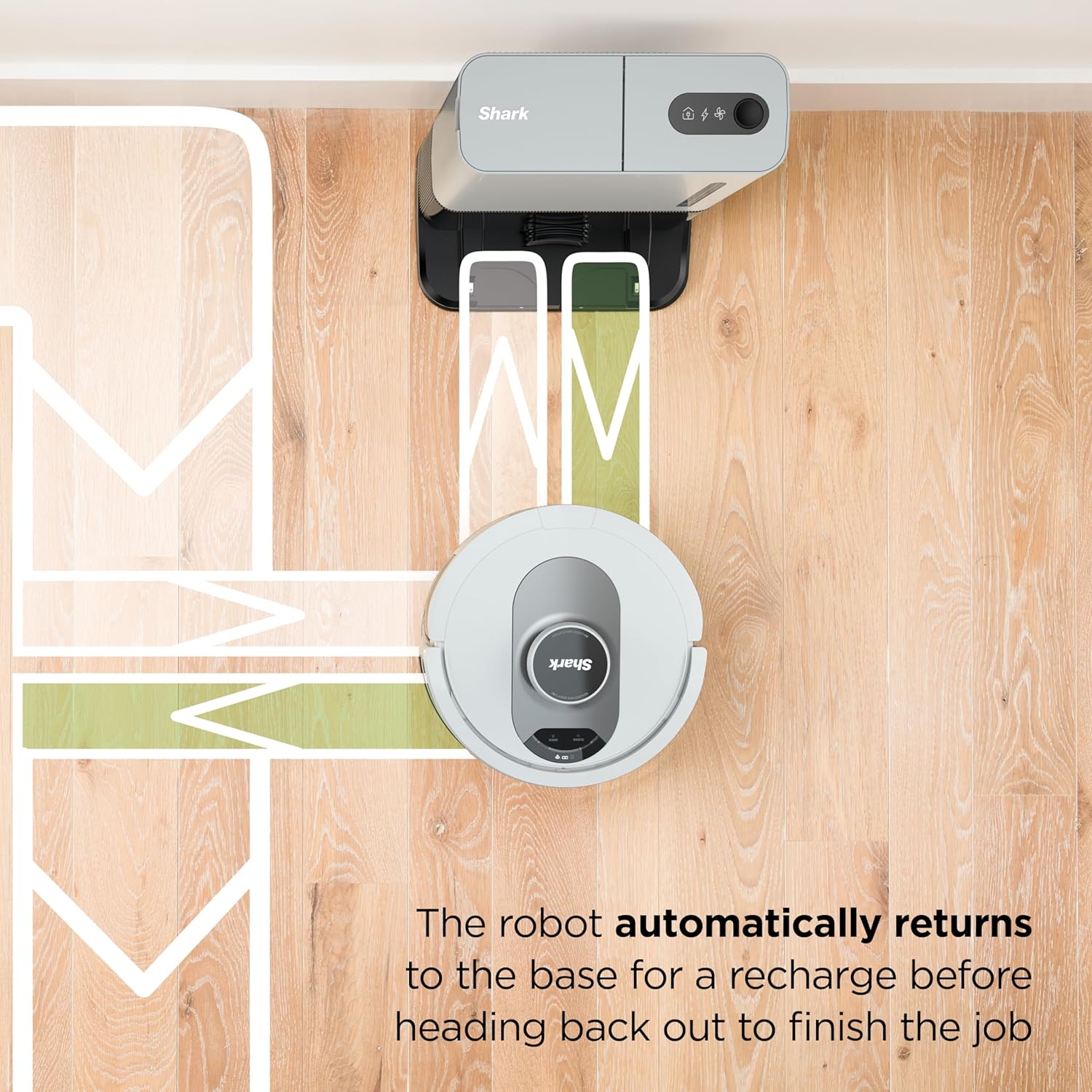 Shark AI Ultra Voice Control Robot Vacuum with Matrix Clean Navigation, Home Mapping, 60-Day Capacity, XL Self-Empty Base for Homes with Pets, Carpet & Hard Floors, Cool Grey