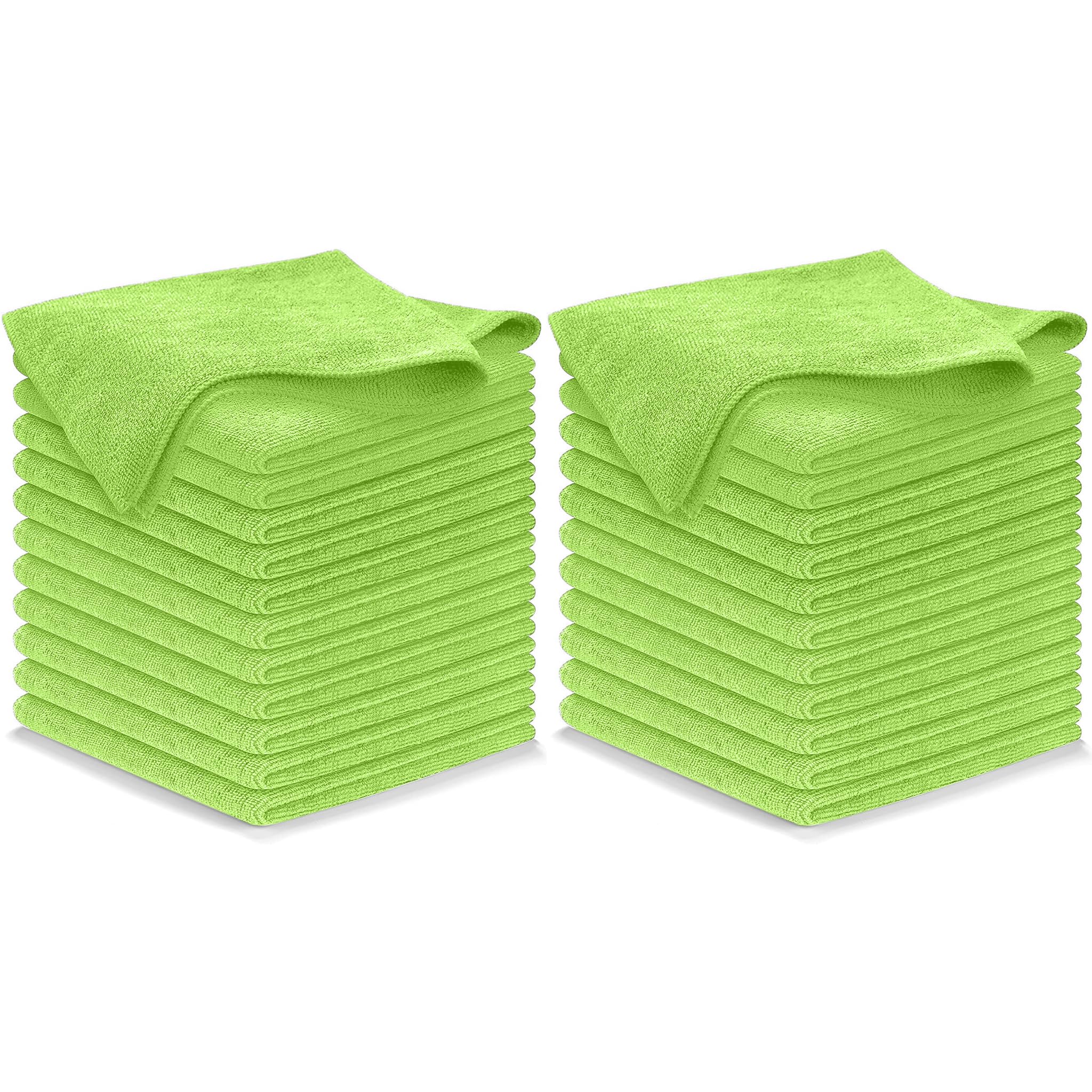 USANOOKS Microfiber Cleaning Cloth Grey - 12 Pcs (12.5"x12.5") - High Performance - 1200 Washes, Ultra Absorbent Microfiber Towel Weave Grime & Liquid for Streak-Free Mirror Shine - Car Washing Cloth