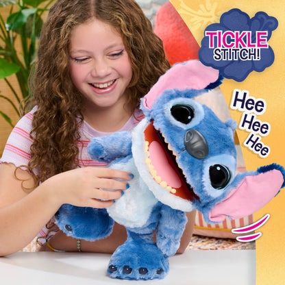 Disney Stitch Ultimate Angel Interactive 17" Plush Toy, 100+ Sounds & Reactions, Moves Like a Real-Life Angel, Amazon Exclusive, Toy for Fans, Girls, Boys, Kids 3 and Up by Just Play