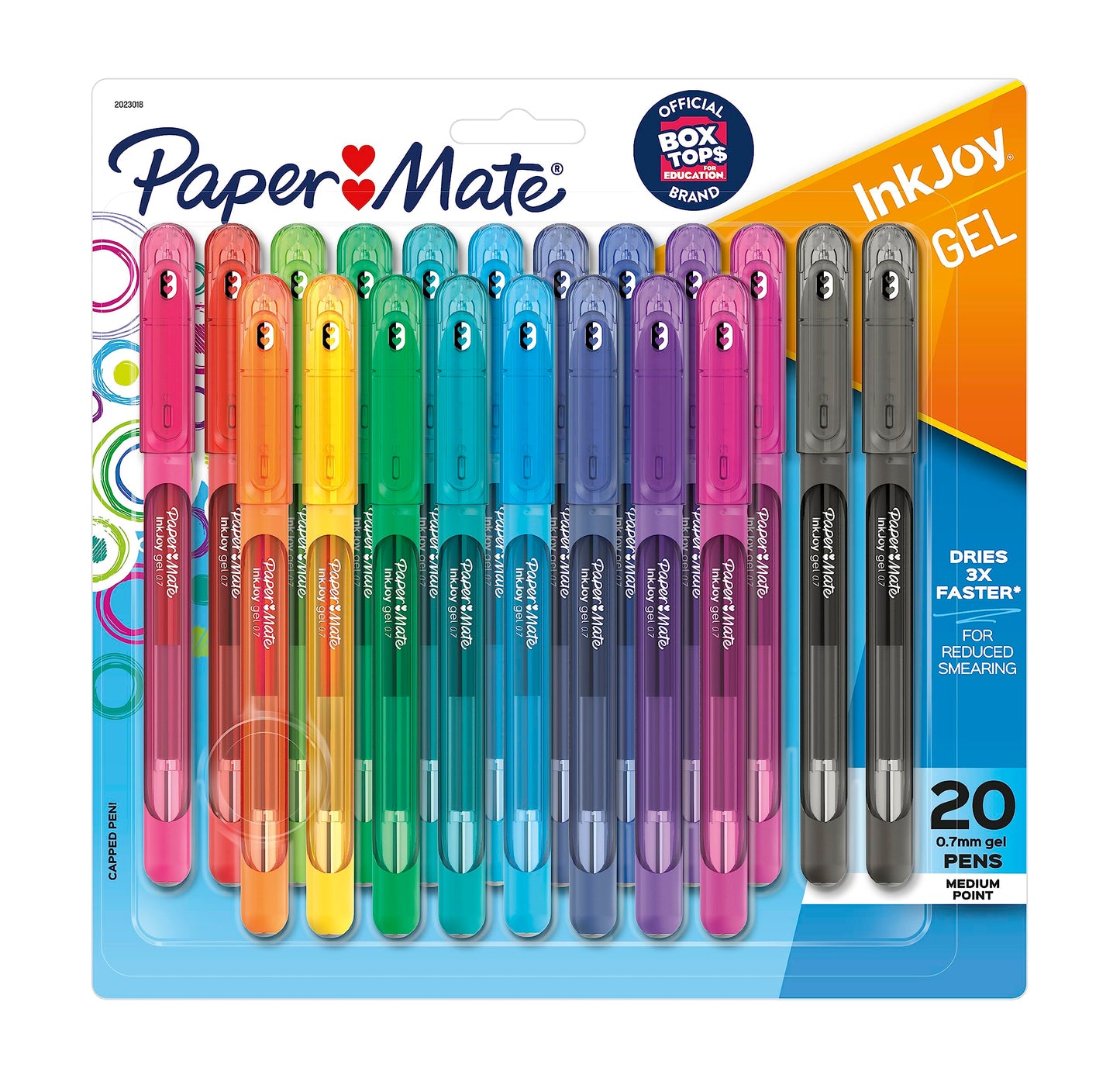Paper Mate Inkjoy Gel Pen, Stick, Medium 0.7 Mm, Assorted Ink and Barrel Colors, 14/Pack