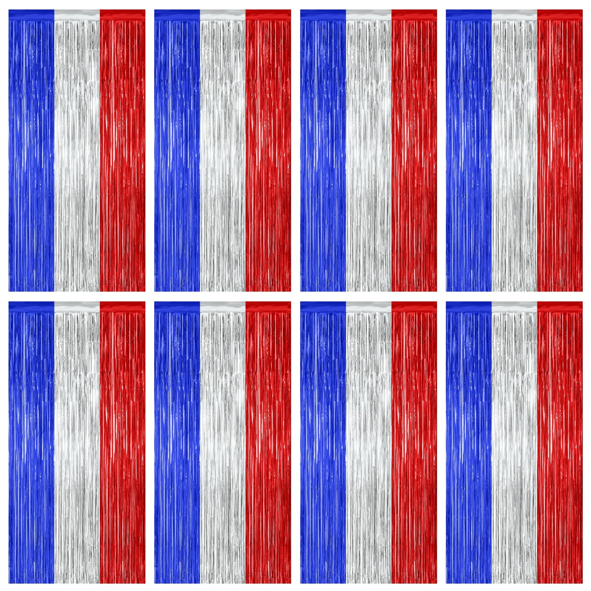 2 Pack Halloween Backdrop, 3.28 FT x 7.05 FT Foil Fringe Curtains, Orange Purple Black Party Streamer Tinsel Backdrop Curtains, Halloween Decorations Door Decor Photo Props Party Supplies