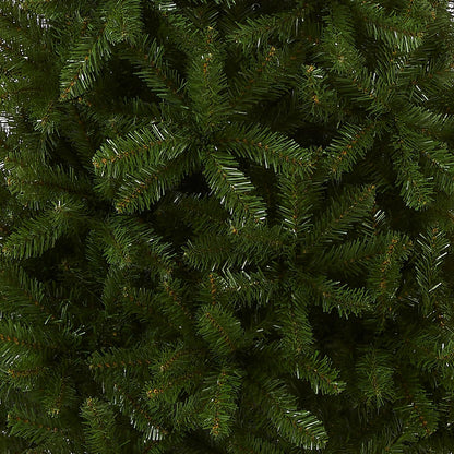 National Tree Company 6.5 ft Unlit Kingswood Fir Slim Artificial Christmas Tree, 719 Tips, Includes Stand, Green