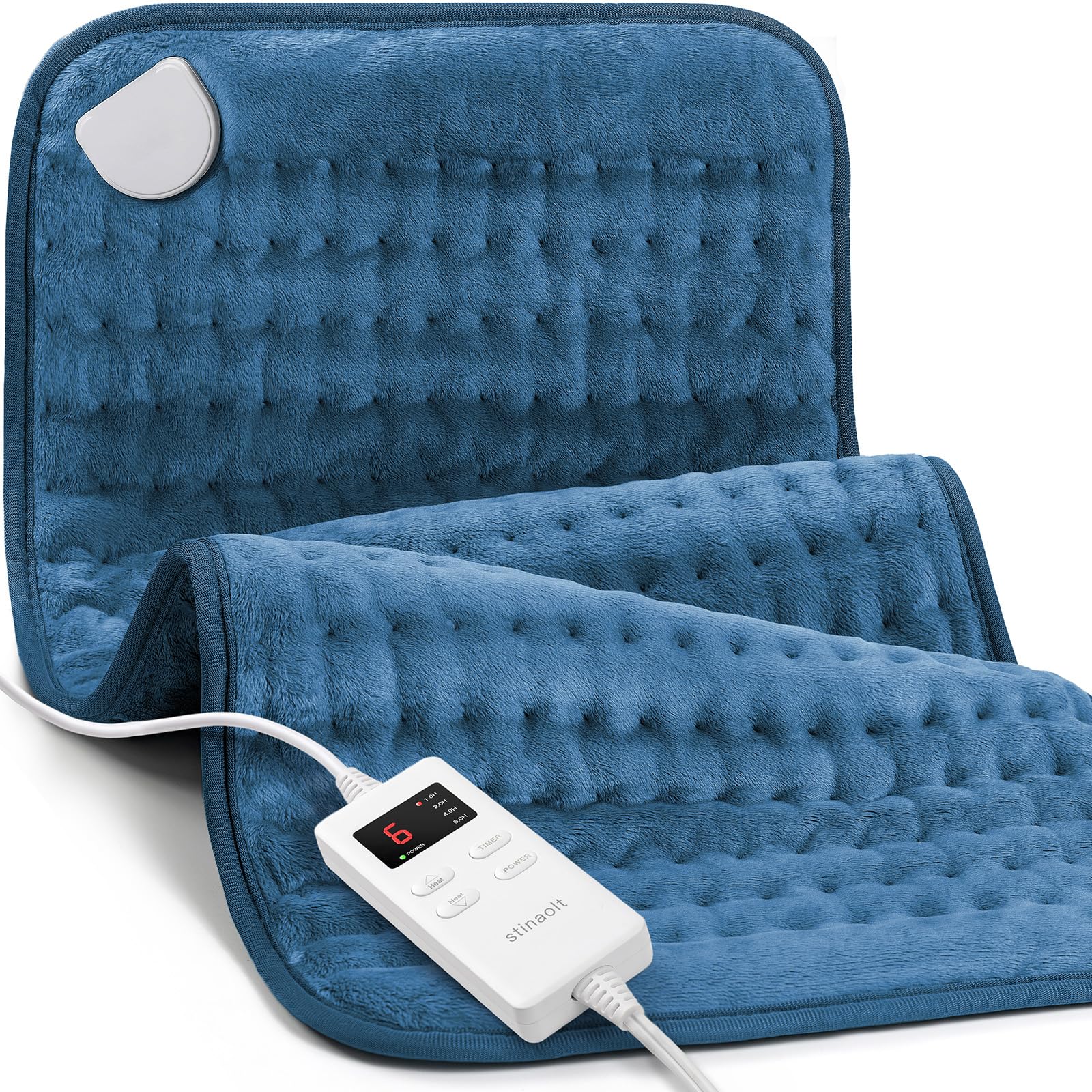 Heating Pad for Back & Period Cramps, Portable Heating Pad for Neck and Shoulders and Back with Auto Shut Off Large, Machine Washable, Christmas Gifts for Women, Men