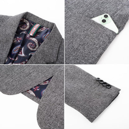 PJ PAUL JONES Mens Casual Sport Coats Two Buttons Lightweight Business Sport Blazer