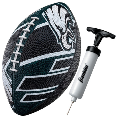 Franklin Sports NFL Team Footballs - Rubber Youth Mini Footballs for All NFL Teams - Kids Junior 8.5" Football - Official NFL Licensed Footballs