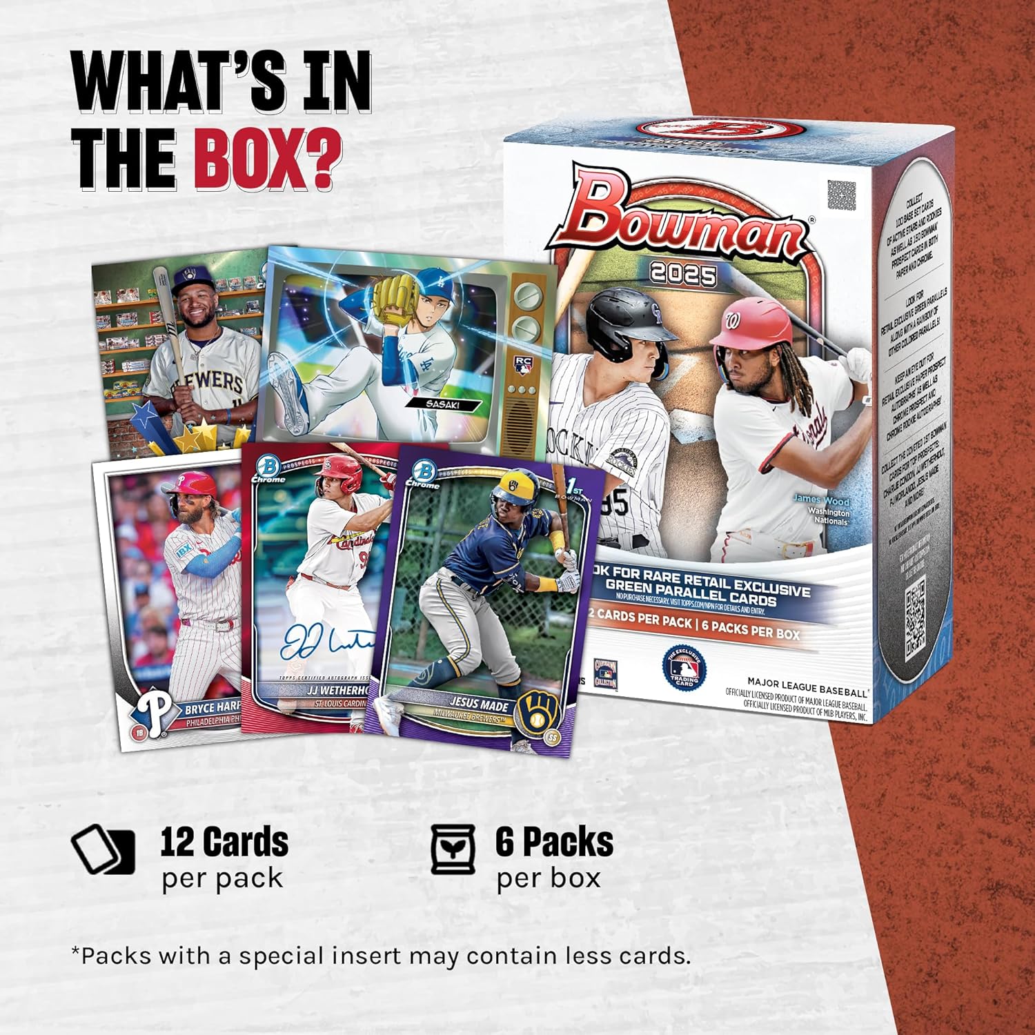 2025 Bowman Baseball - Factory Sealed - Value Box