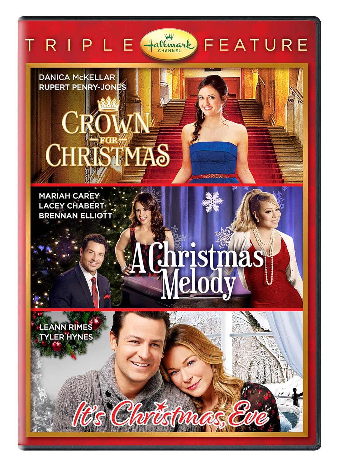 Hallmark 3-Movie Collection: Crown for Christmas / A Christmas Melody / It's Christmas, Eve