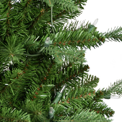 Puleo International Pre-Lit 3' Potted Artificial Christmas Tree with 50 Lights, Green