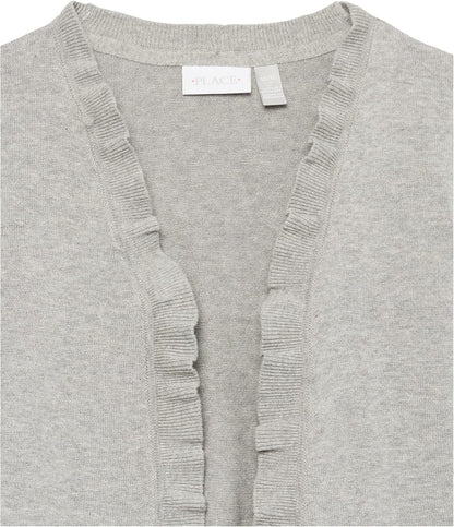 The Children'S Place Girls Ruffle Cardigan