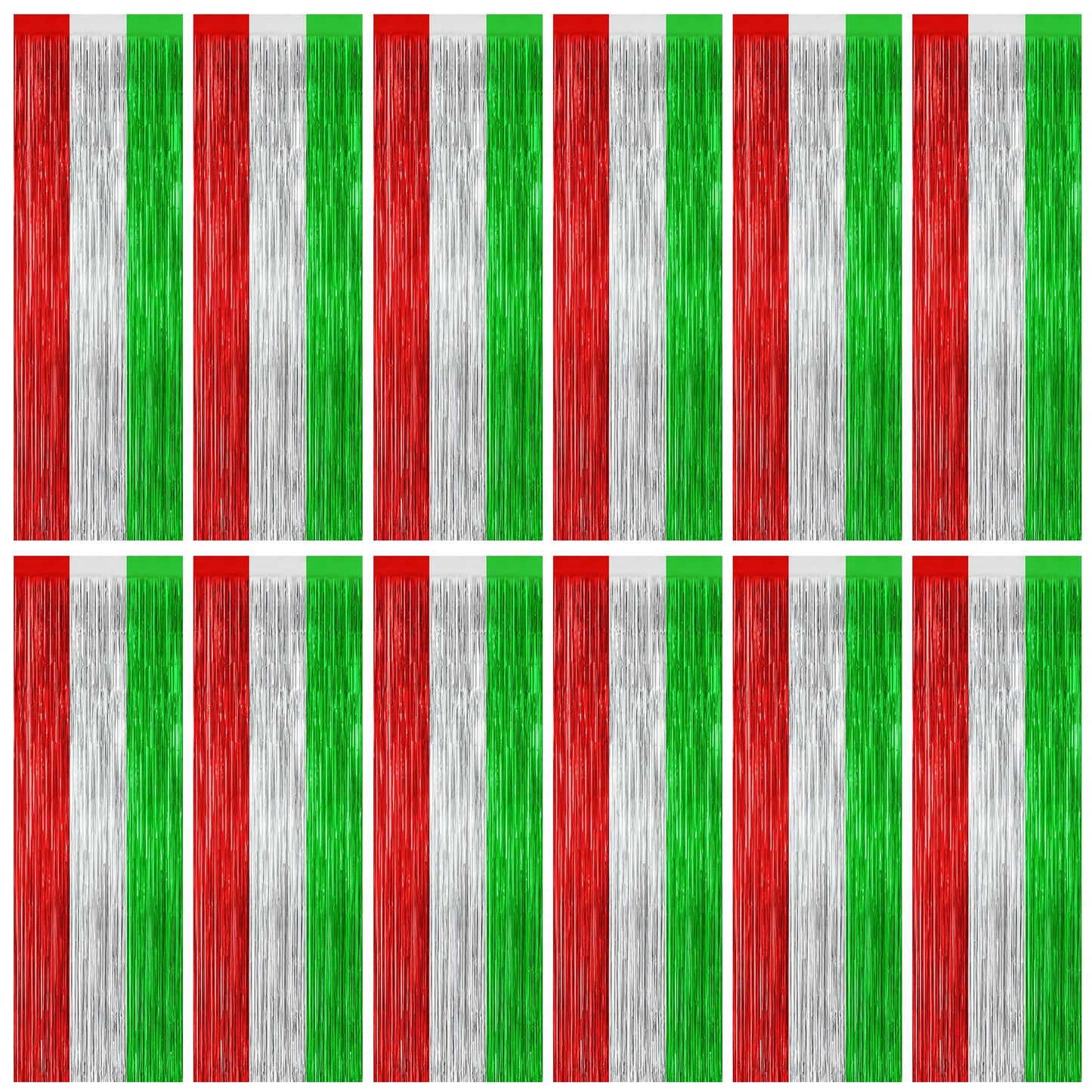 2 Pack Halloween Backdrop, 3.28 FT x 7.05 FT Foil Fringe Curtains, Orange Purple Black Party Streamer Tinsel Backdrop Curtains, Halloween Decorations Door Decor Photo Props Party Supplies