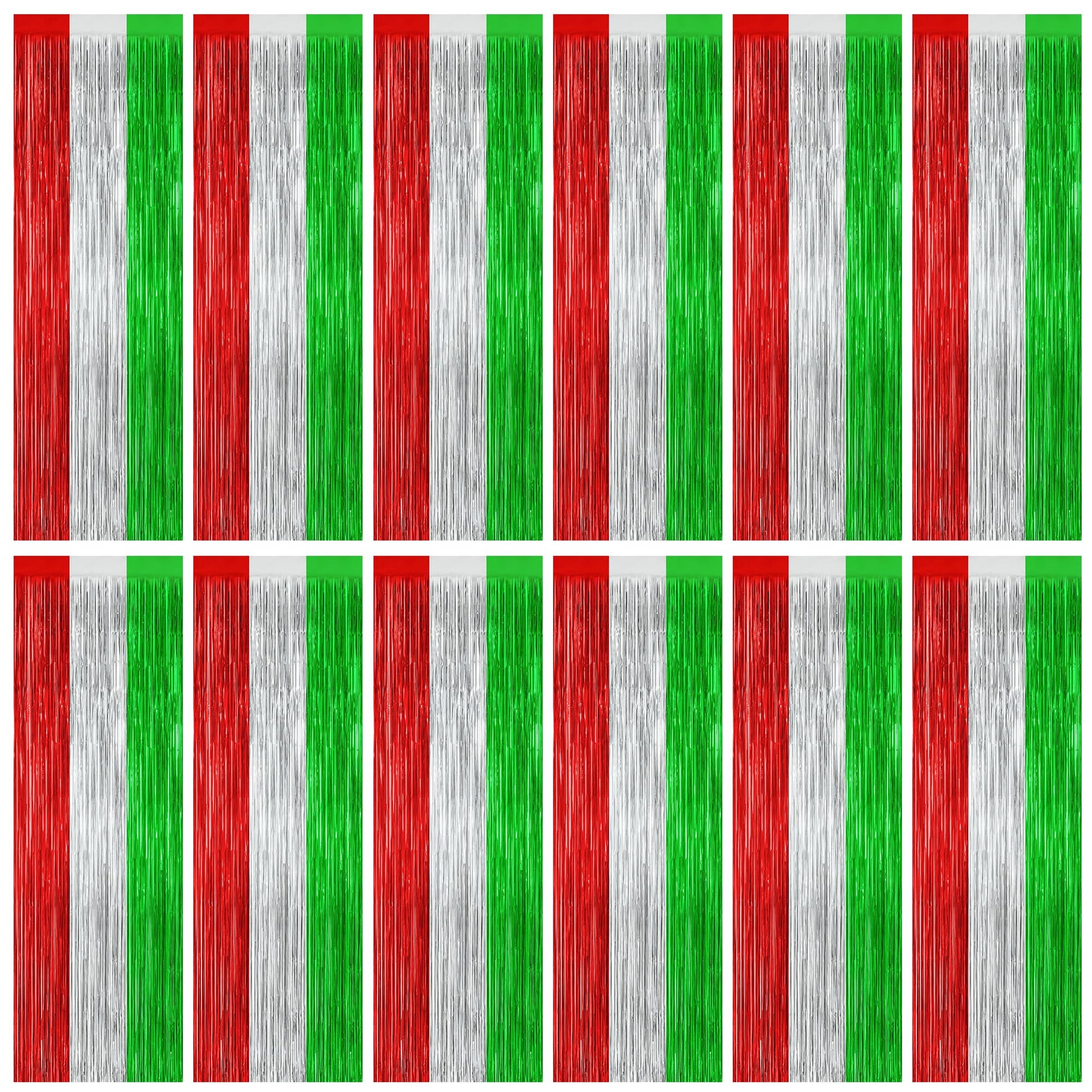 2 Pack Halloween Backdrop, 3.28 FT x 7.05 FT Foil Fringe Curtains, Orange Purple Black Party Streamer Tinsel Backdrop Curtains, Halloween Decorations Door Decor Photo Props Party Supplies