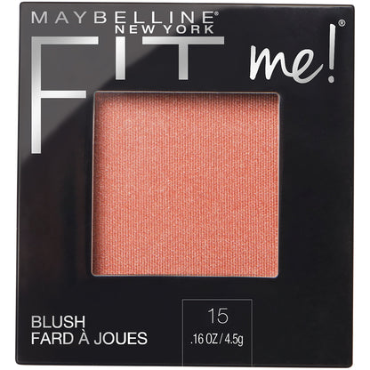 Maybelline Fit Me Blush, Lightweight, Smooth, Blendable, Long-lasting All-Day Face Enhancing Makeup Color, Pink, 1 Count