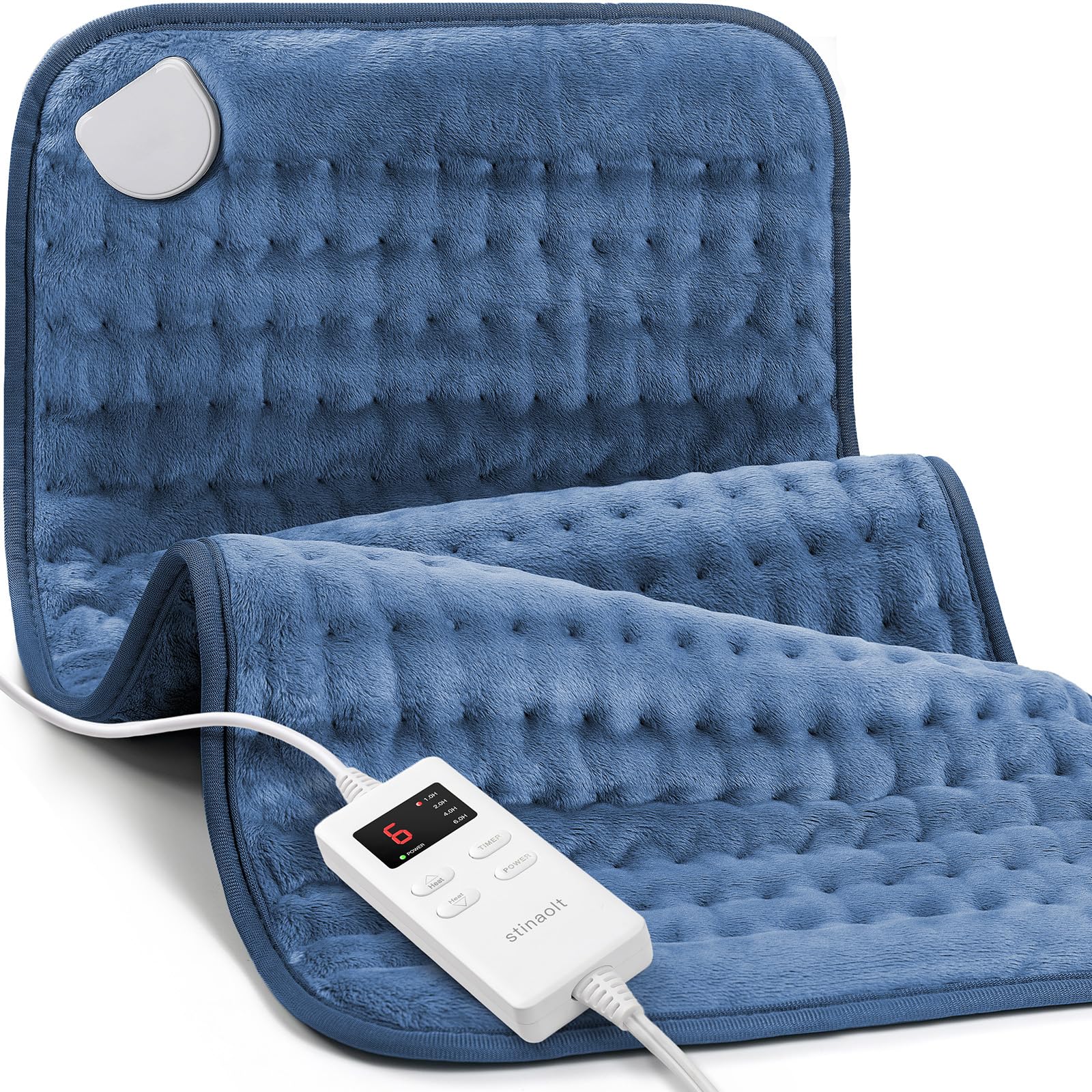 Heating Pad for Back & Period Cramps, Portable Heating Pad for Neck and Shoulders and Back with Auto Shut Off Large, Machine Washable, Christmas Gifts for Women, Men