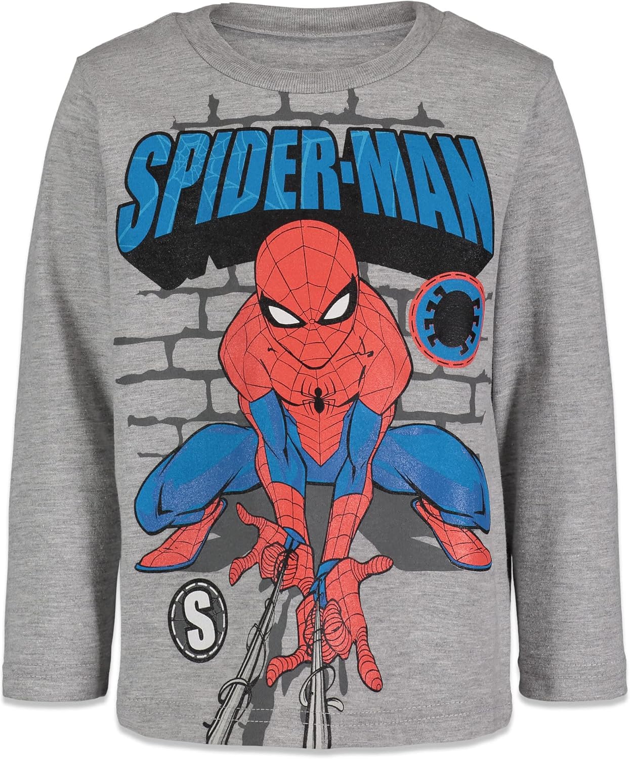 Marvel Spider-Man 2 Pack Long Sleeve T-Shirts Toddler to Big Kid Sizes (2T - 10-12)