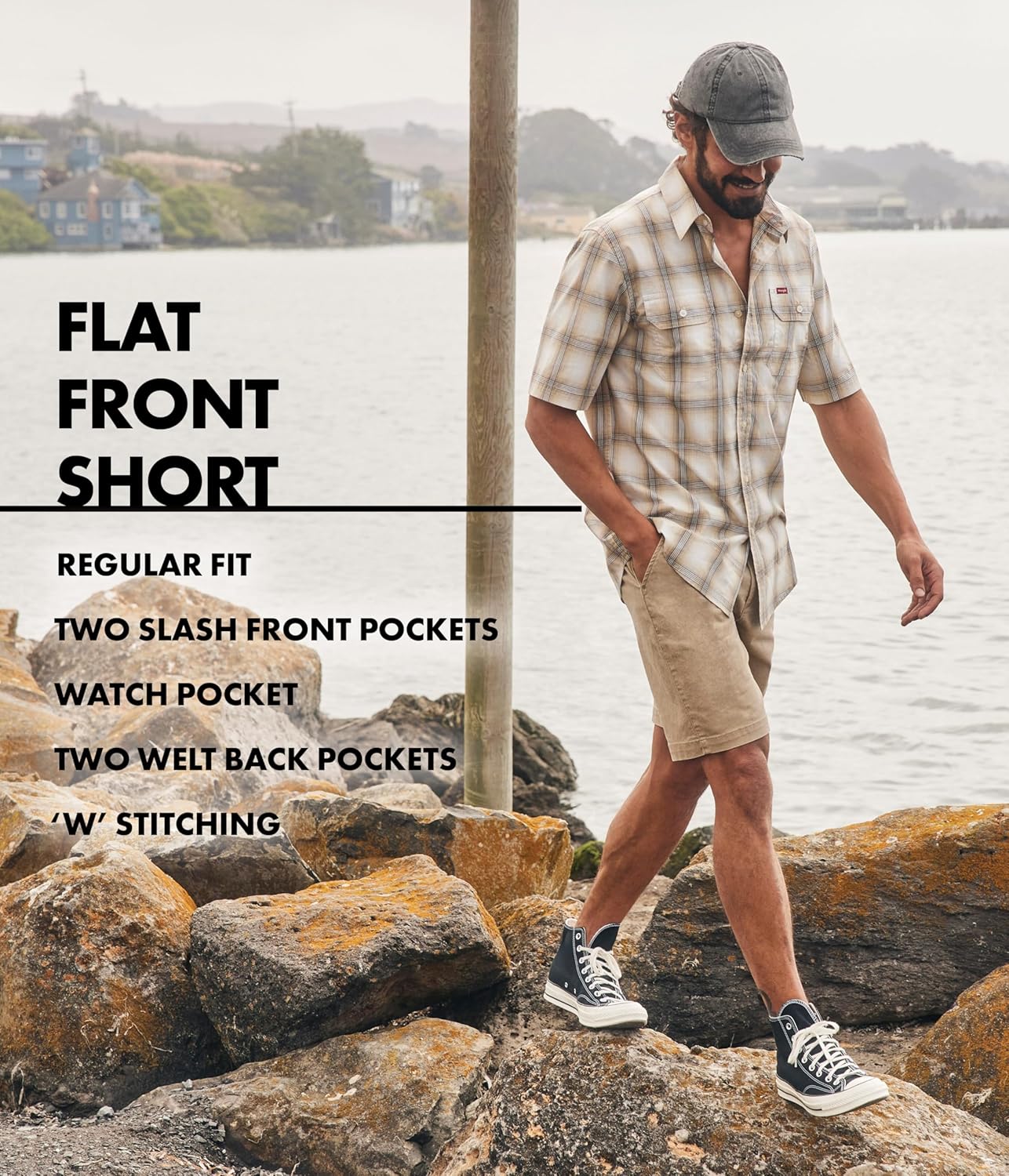 Wrangler Authentics Authentics Men's Flat Front Short