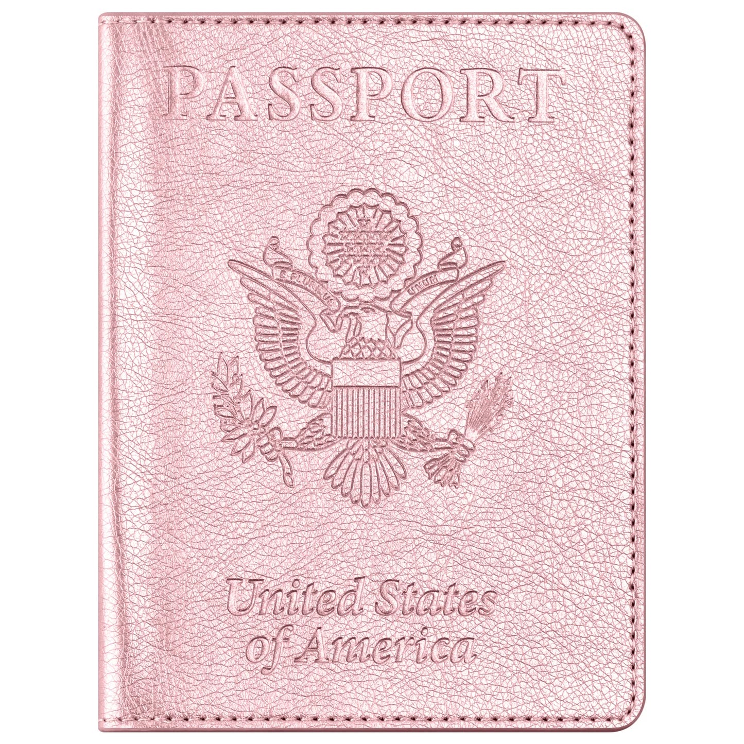 Eoehro Passport Holder for Travel Essentials, Passport Wallet Cover Case for Travel Must Haves Accessories,Passport Book Holders for Women and Men(brown)