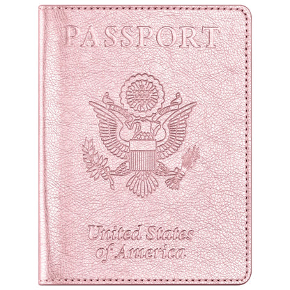 Eoehro Passport Holder for Travel Essentials, Passport Wallet Cover Case for Travel Must Haves Accessories,Passport Book Holders for Women and Men(brown)