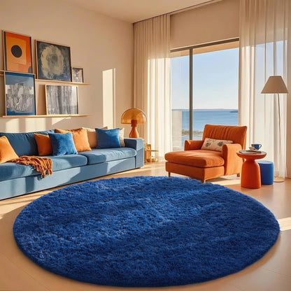 Ophanie Area Rugs for Bedroom Living Room, Grey Fluffy Fuzzy Shag Shaggy Soft Plush Carpet, 4x6 Indoor Floor Gray Rug for Kids Home Dorm Decor Aesthetic