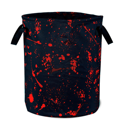 Basketball Texture Laundry Basket Ball Foldable Waterproof Oxford Cloth Funny Tote Bag Laundry Hamper Clothes Storage Bucket Toy Organizer For Bathroom/Laundry Storage/Bedroom 17.7x13.7 Inch