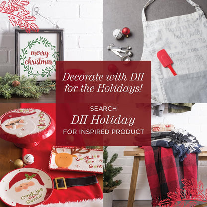DII Tartan Plaid Collection Holiday Dining Table & Kitchen Décor, Rectangle Christmas Tablecloth, 60x104, Red, Green & White