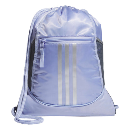 adidas Alliance Sackpack, Drawstring Backpack, Lightweight Small Gym Bag for Women and Men, Black, One Size