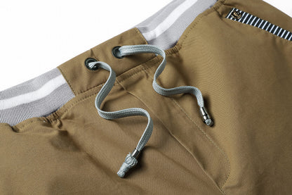 Tansozer Men's Shorts Casual Classic Fit Drawstring Summer Beach Shorts with Elastic Waist and Pockets