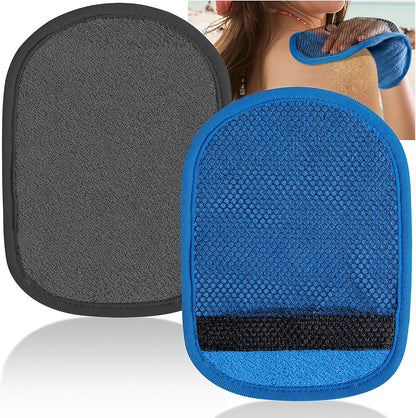 codree 2 Pcs Sand Remover for Beach- Soft Sand Wipe Off Mitts- Beach Sands Remover Cleaner Mitts Bag for Beaches Activities Volleyball Sandboxes