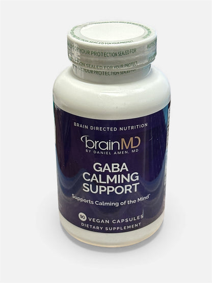 Dr . Amen BrainMD GABA Calming Support - 90 Caps - Promotes Relaxation