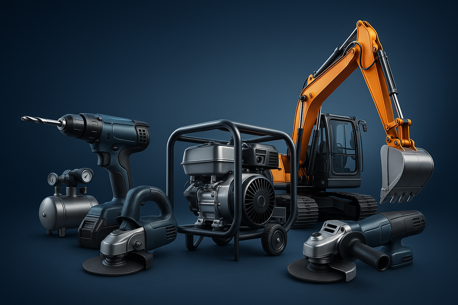 creative attractive banner for equiments