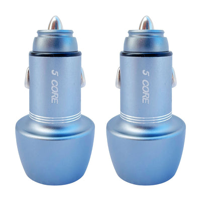 5Core Car Charger USB Type C Adapter 36W Fast Charging - CDKC12 2Pcs