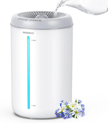 INSENVO Humidifiers for Bedroom Large Room, 4.5L Air Humidifier 3 Mist Levels