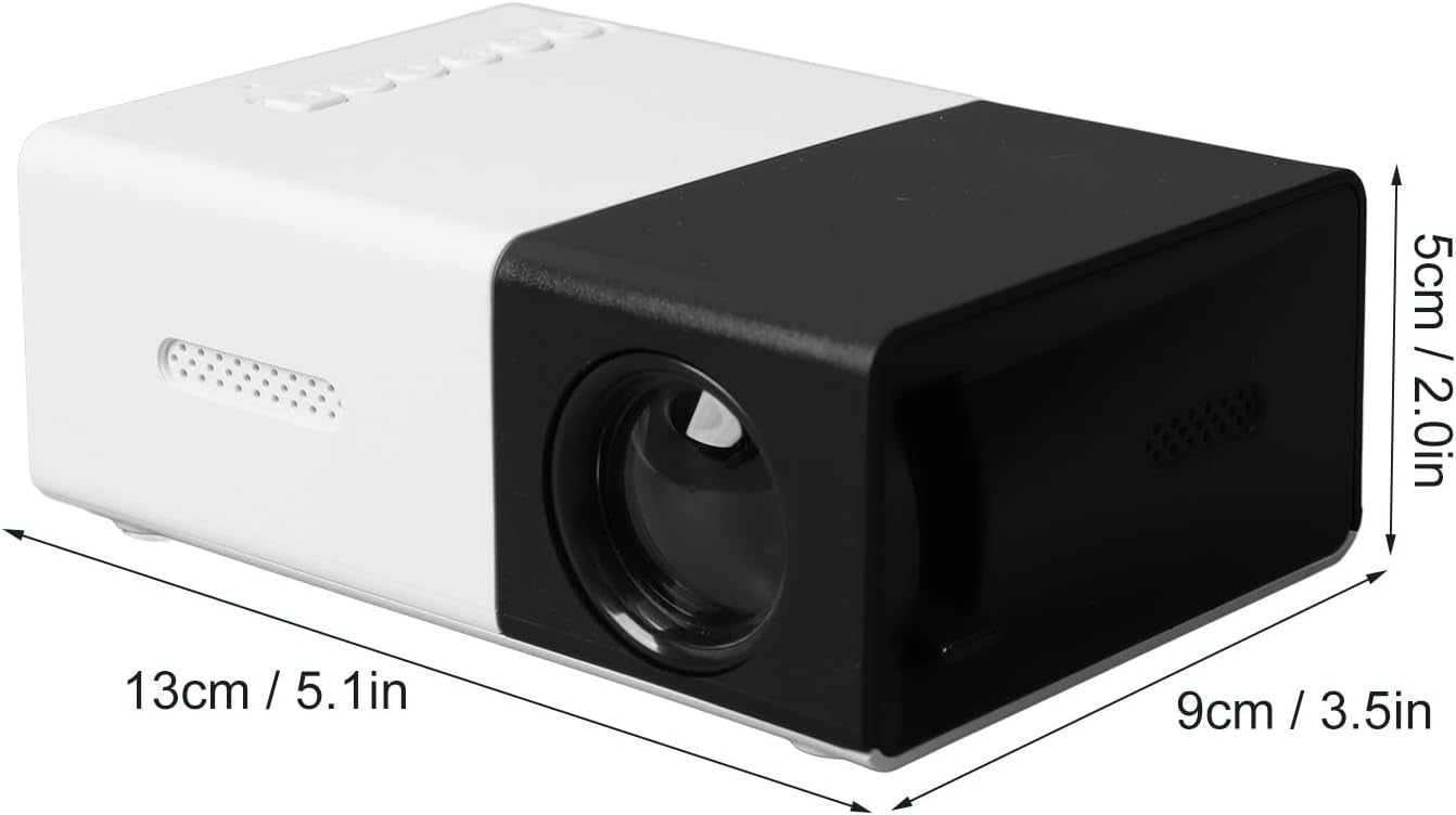 Mini Kid Projector, 1080P HD Adjustable Angle LED Portable Projector