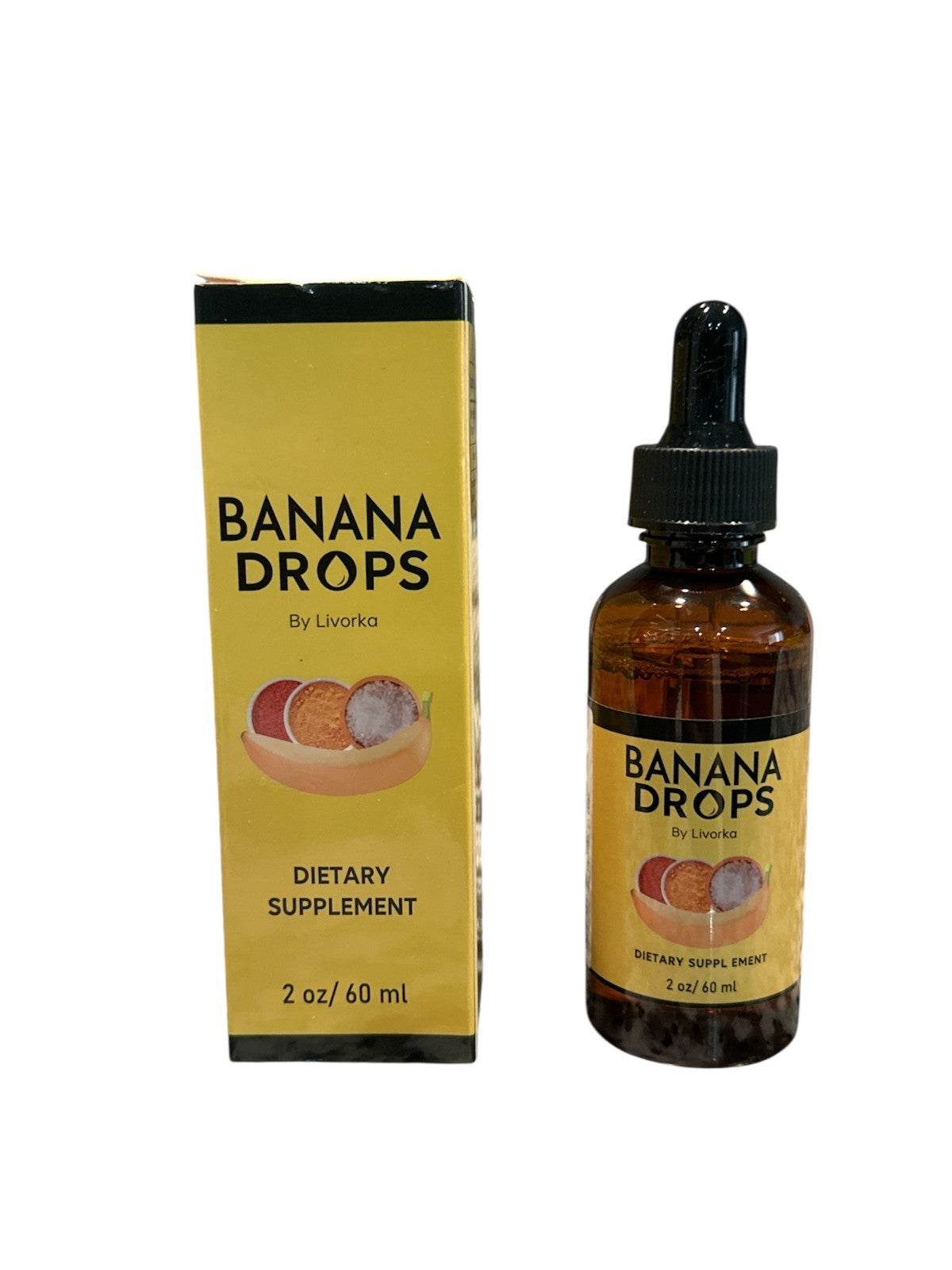 Banana Drops, Banana Dietary Liquid Drops, Liquid Drops for Men & Women (1 Pack)