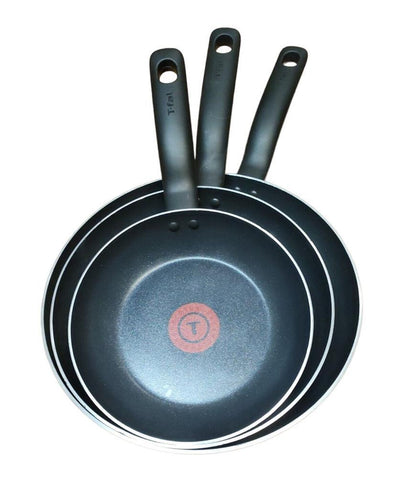 T-fal Cookware Set Nonstick Inside and Out 9 Piece Gray